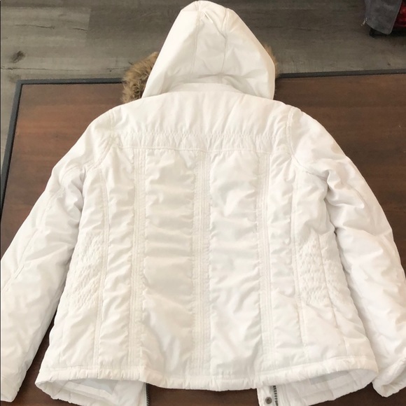 O’Neill Junior’s White Snow Jacket - Picture 2 of 4